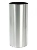 Купить кашпо superline alure pilaro aluminium лакированный 35*90 серый в #REGION_NAME_DECLINE_PP#