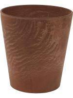 Купить кашпо artstone claire pot 17*15 коричневый в #REGION_NAME_DECLINE_PP#