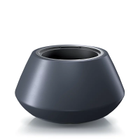 Купить горшок пластиковый prosperplast heos bell 58,2*30 темно-серый в #REGION_NAME_DECLINE_PP#