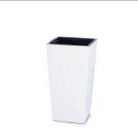 Купить горшок пластиковый prosperplast urbi square 29,5*29,5*55 белый в #REGION_NAME_DECLINE_PP#