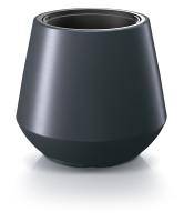 Купить горшок пластиковый prosperplast heos bell 39,5*35 темно-серый в #REGION_NAME_DECLINE_PP#