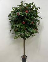 Дерево Яблоня искуственная с красными яблоками купить в интернте магазине 100kashpo.by в  #REGION_NAME_DECLINE_PP# 