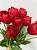 Искусственное растение букет тюльпанов пионовидных красные h40 купить в интернте магазине 100kashpo.by в  #REGION_NAME_DECLINE_PP# 