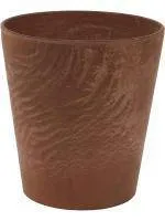 Купить кашпо artstone claire pot 17*15 коричневый в #REGION_NAME_DECLINE_PP#