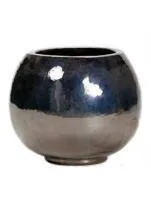 Купить кашпо nieuwkoop metal glaze globe 47*38 металлик в #REGION_NAME_DECLINE_PP#