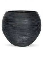 Купить кашпо capi nature vase ball 18,5*16 черный в #REGION_NAME_DECLINE_PP#