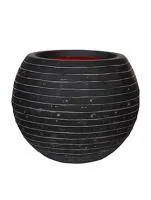 Купить кашпо capi tutch row nl vase ball 38*33 антрацитовый в #REGION_NAME_DECLINE_PP#